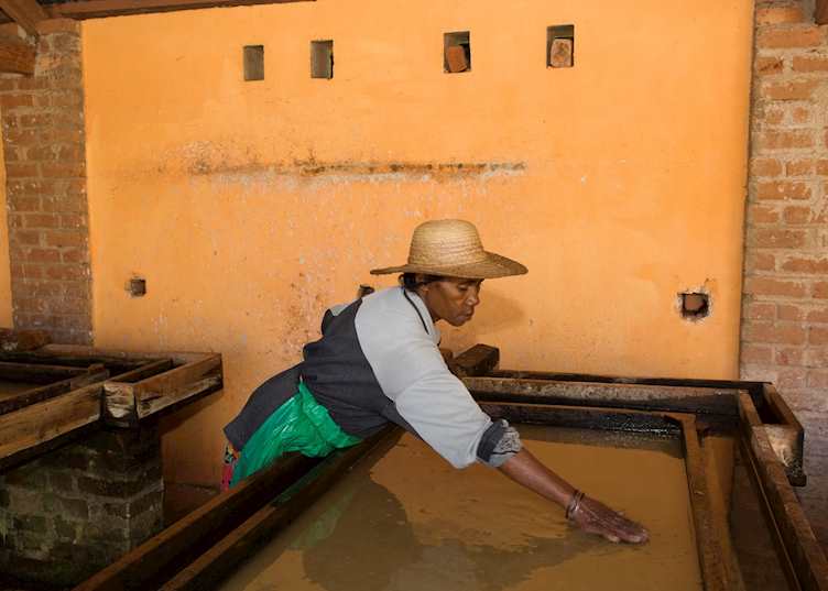 Paper factory, Ambalavao, Madagascar