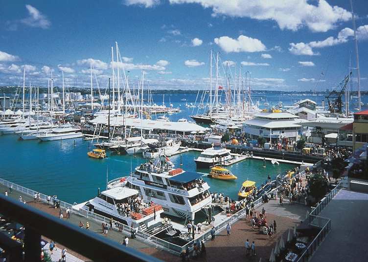 View over Viaduct Harbour from the Sebel Auckland Viaduct Harbour