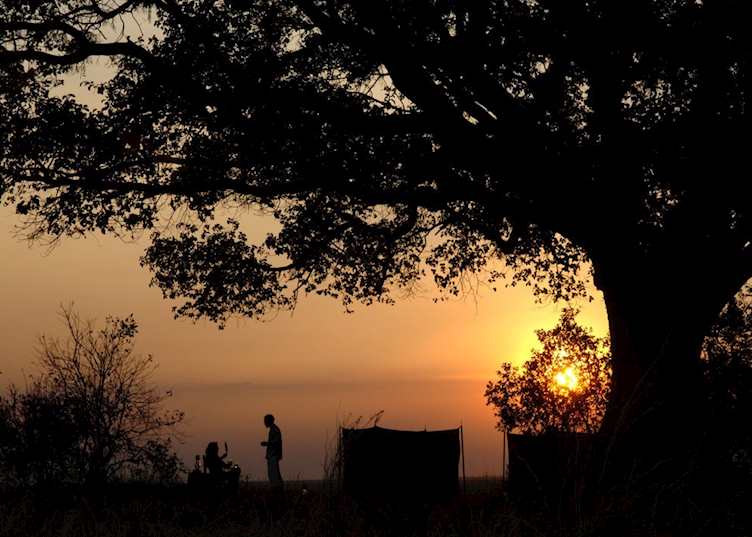 Sunset at Chada flycamp