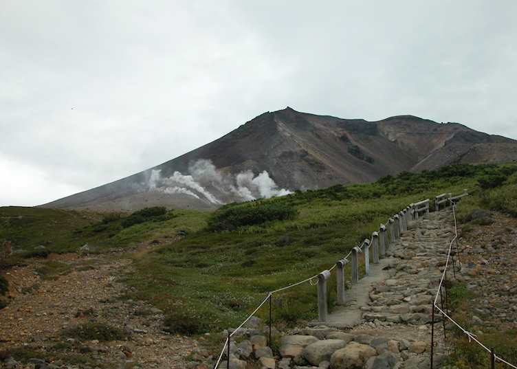 Exploring Mount Asahidake, Japan