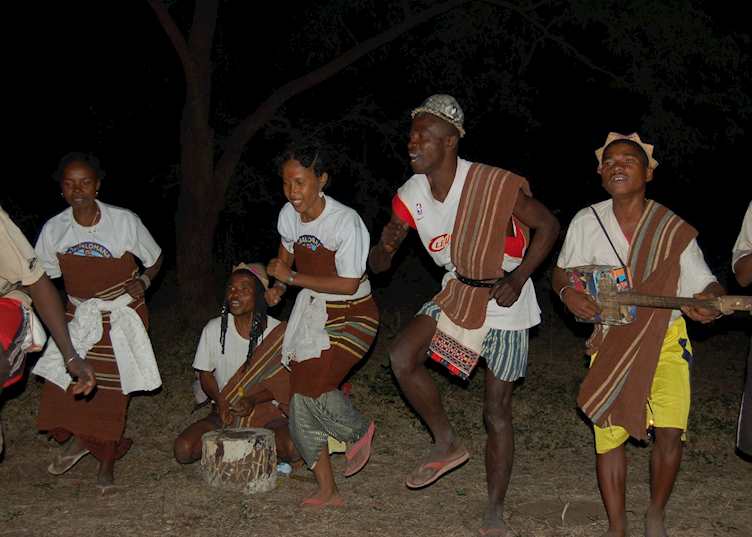 Dancing at Ifotaka Community Forest, Madagascar