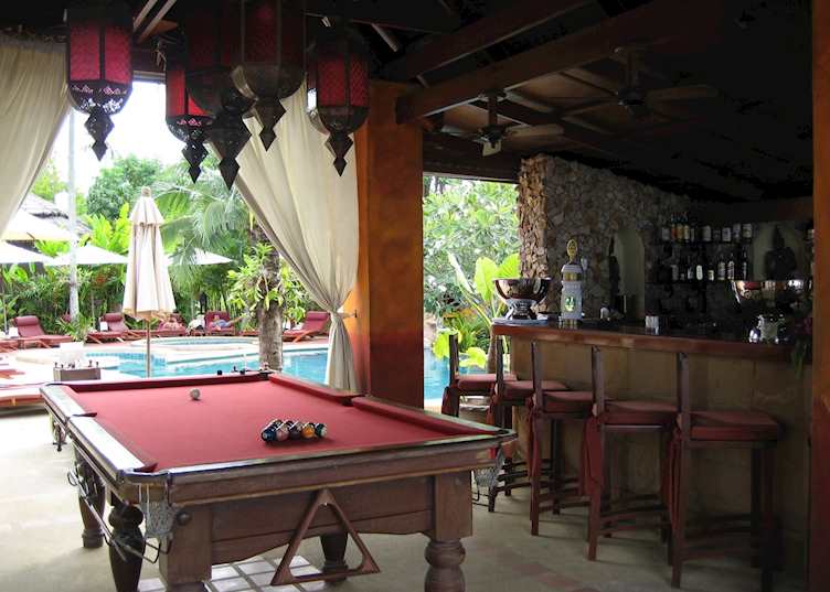 Bar and Pool at the Zazen Boutique Resort and Spa, Koh Samui