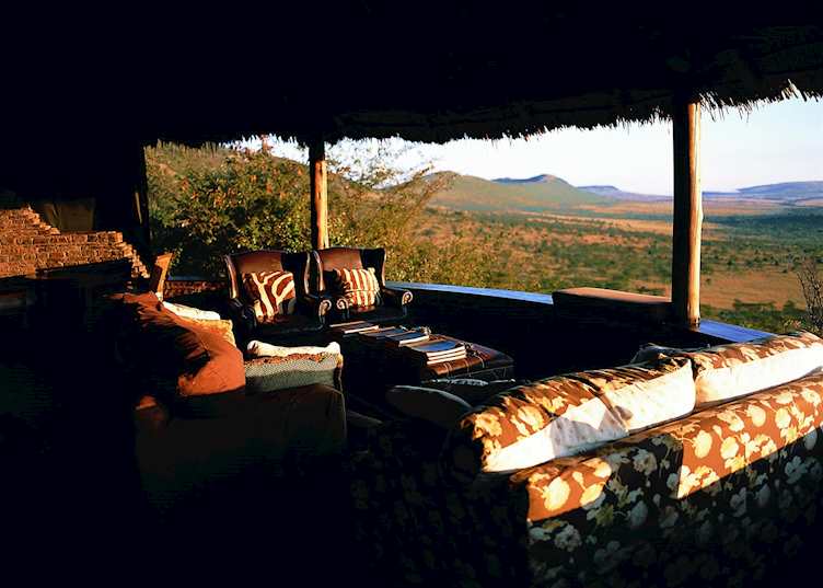 Lounge area, Klein's Camp