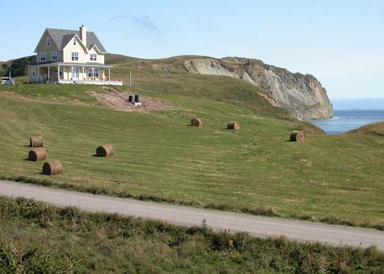 Farmland on the Îles de la Madeleine