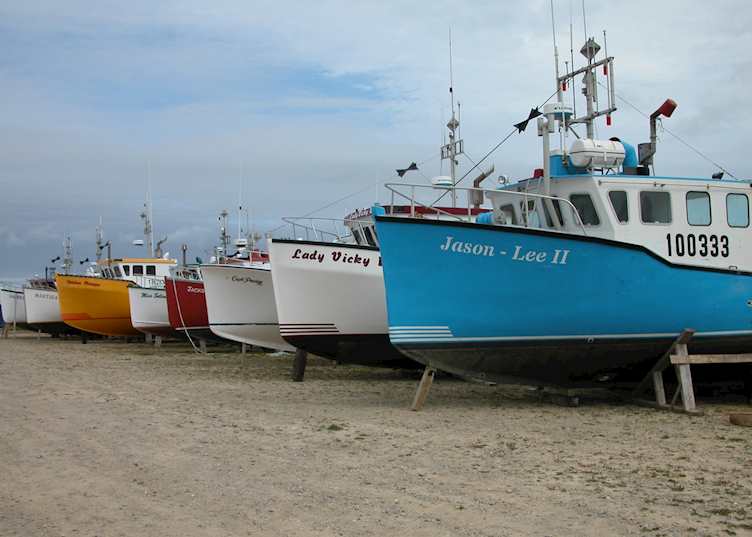 Fishing boats, the Îles de la Madeleine