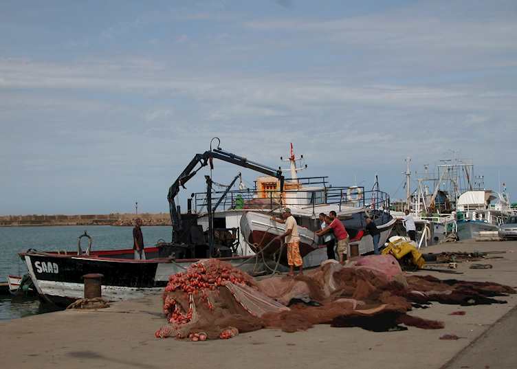 Tabarka port, Tunisia