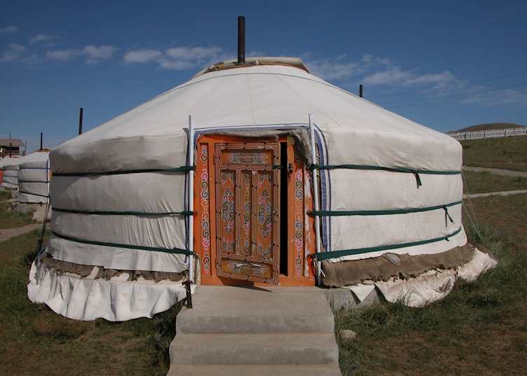 Traditional Ger Tent, Khustai Ger Camp, Khustai Nuruu National Park