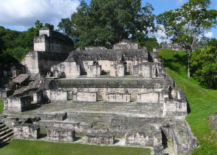 Residential temples at Tikal