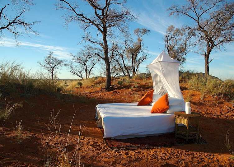 Sleepout on the dunes, Tswalu Kalahari Reserve