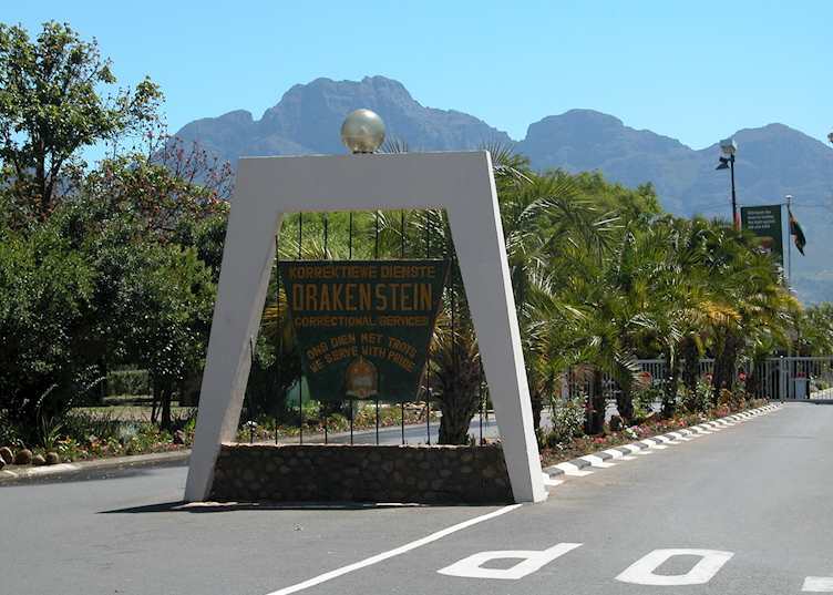 The prison Mandela was released from just outside of Paarl