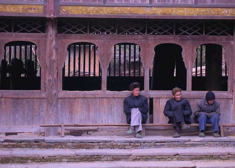Village residents near Zhaoxing, Guizhou
