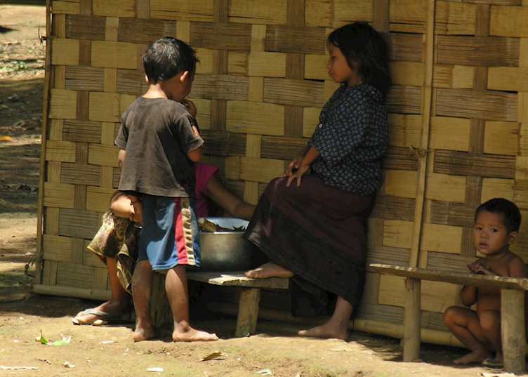 Local village children, Luang Prabang