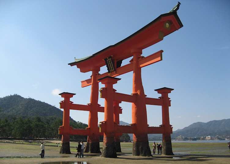 Miyajima at low tide