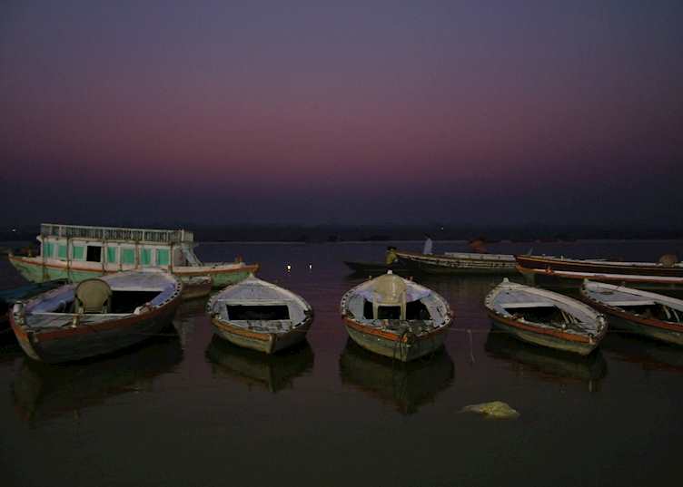 Boats on the Ganges, Varanasi