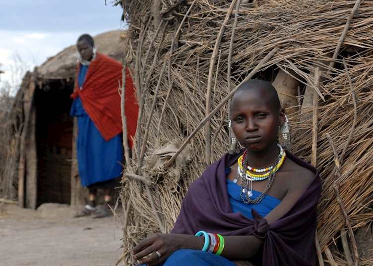 Maasai woman