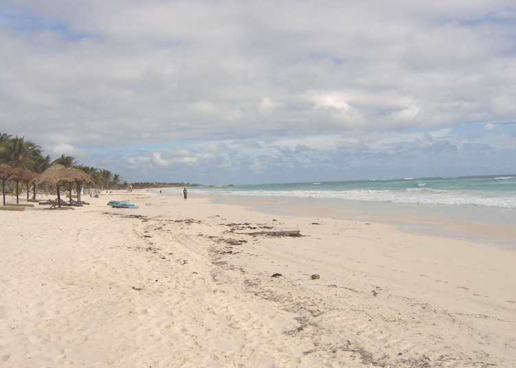 Beach at Tulum, Hotel Ana & Jose, Tulum
