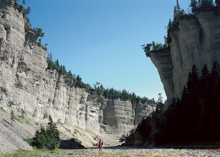 Canyons on Anticosti Island, Québec