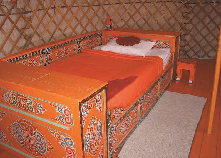 Standard Ger Interior, Three Camel Lodge, Gobi Gurvansaikhan National Park