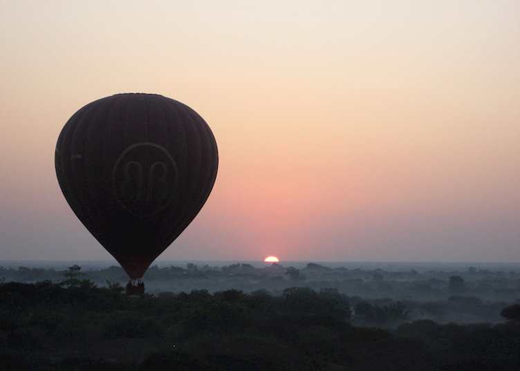 Balloons over Bagan
