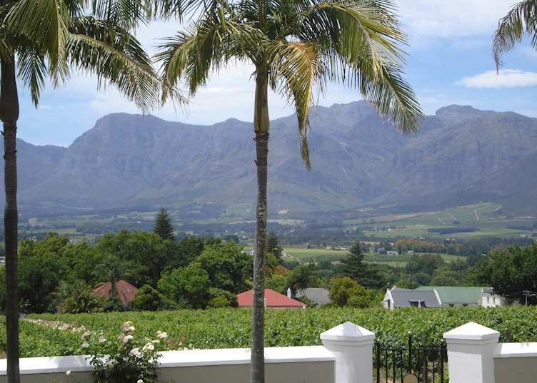 View from terrace at Grande Roche