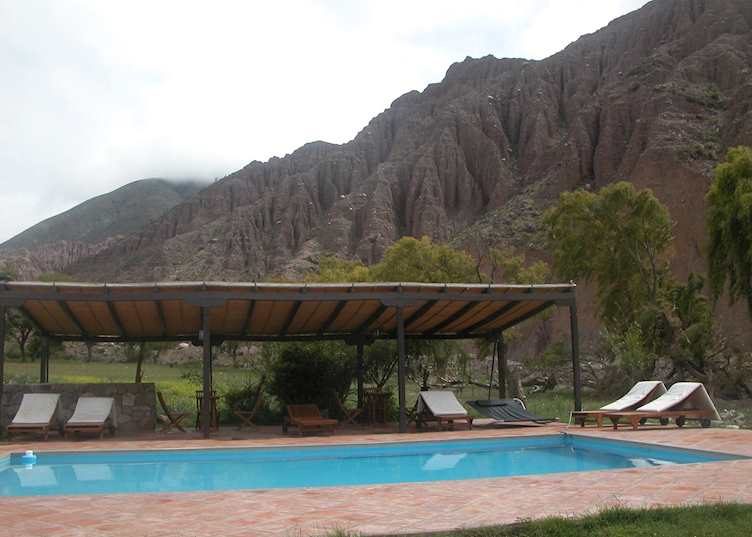 Outdoor pool at El Manantial del Silencio, Purmamarca