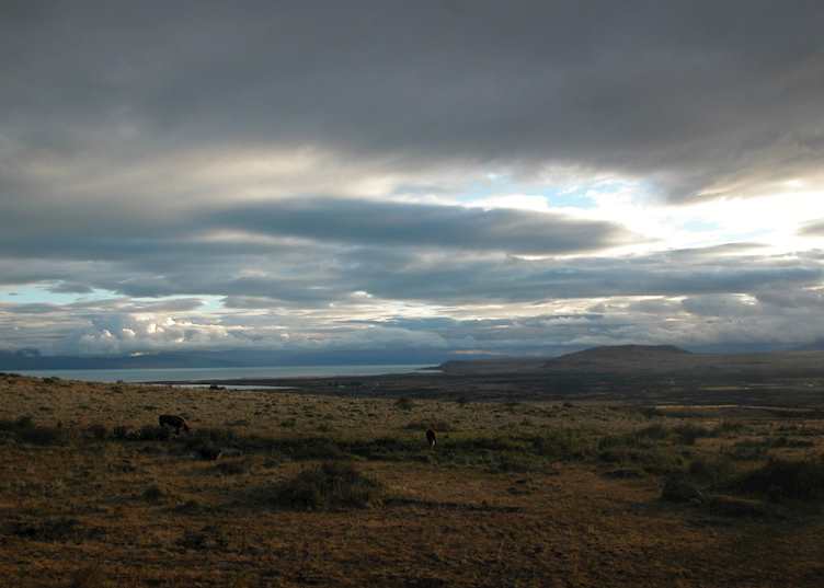 View over the steppe from Eolo