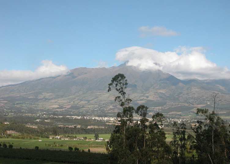 View from Hacienda Pinsaqui