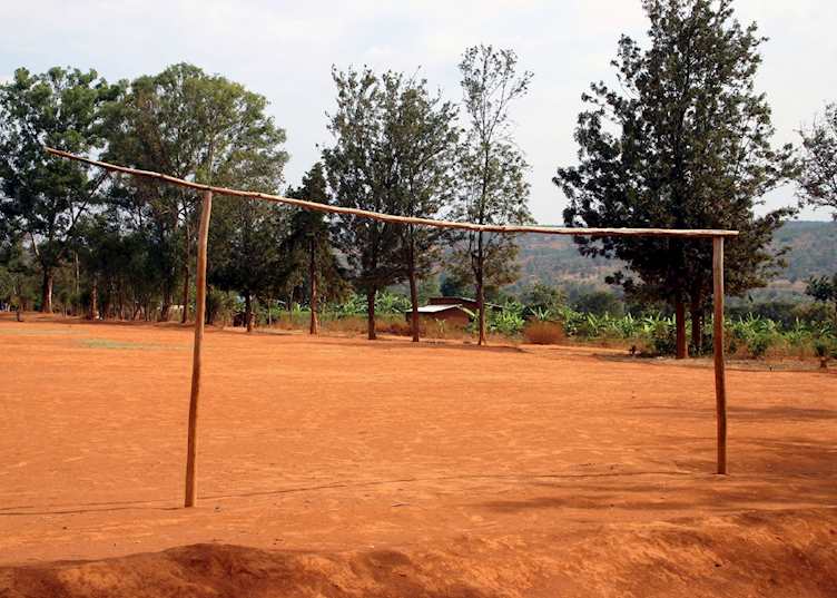 Football pitch on the Kigali outskirts