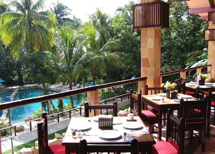 Restaurant, Hotel Chan Kah, Palenque