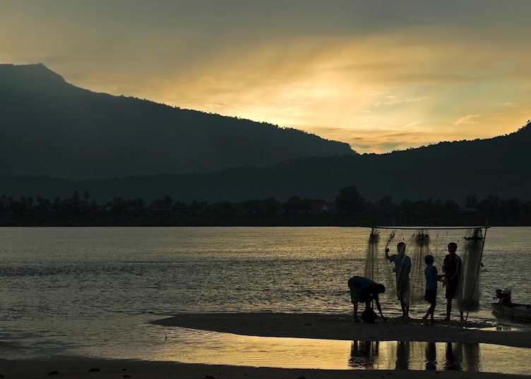 View from La Folie Lodge, Champasak