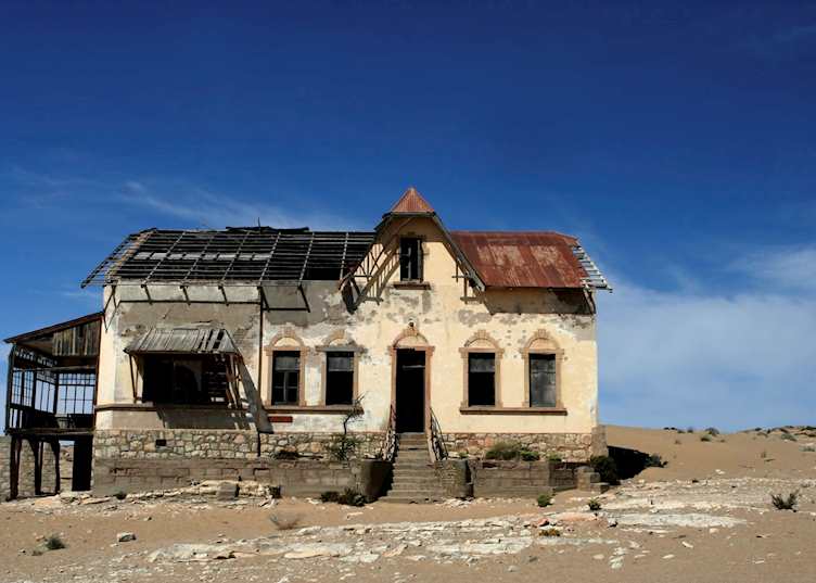Deserted house at Kolmanskop