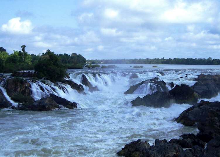Phapheng Falls, near Khone Island, Laos