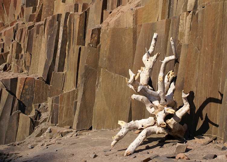 Rocks in a canyon