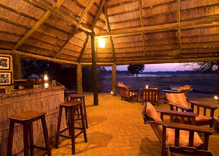 The bar at Nsefu Camp
