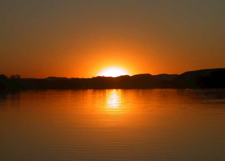 Sunset, The Ord River, East Kimberley