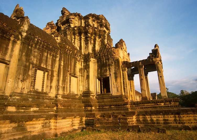 Temple ruins at Angkor Wat, Siem Reap
