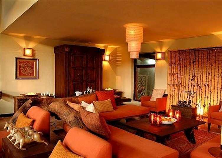 Lounge area, Mahua Kothi, Bandhavgarh National Park