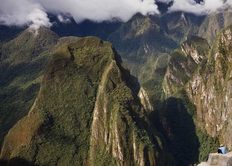 View from Wayna Picchu of surrounding mountains