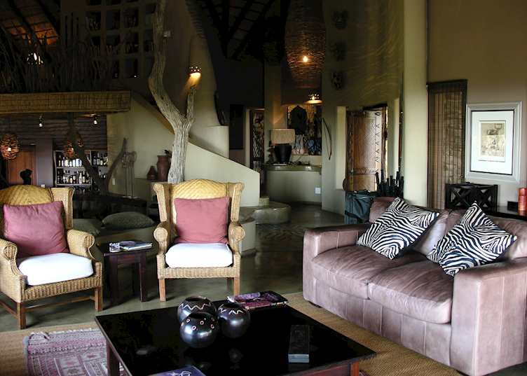 Lounge, Impodimo Game Lodge, Madikwe Game Reserve