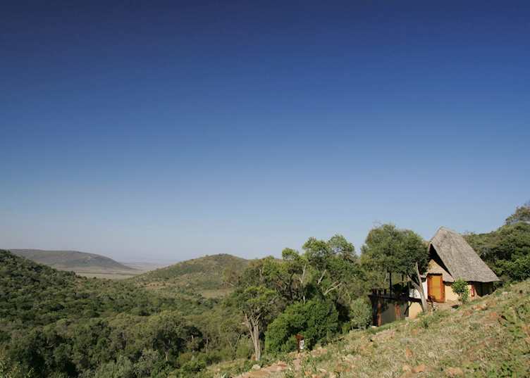 View from Saruni lodge