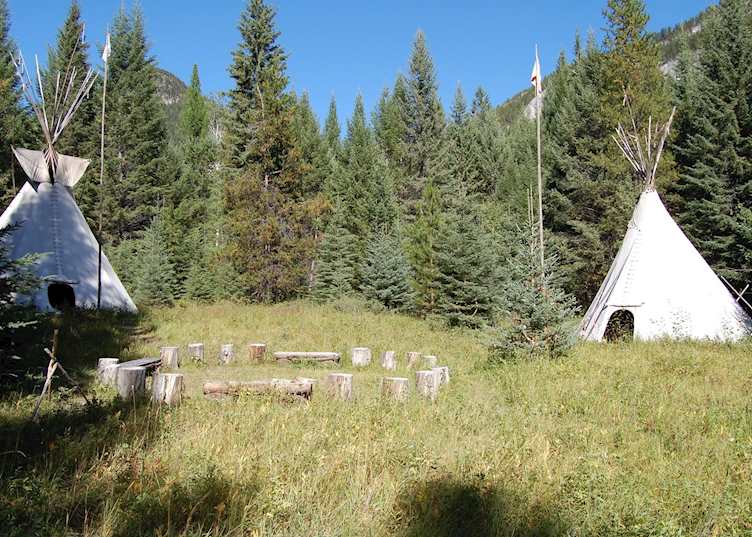 Teepee Village, Cross River Cabins, Kootenay National Park
