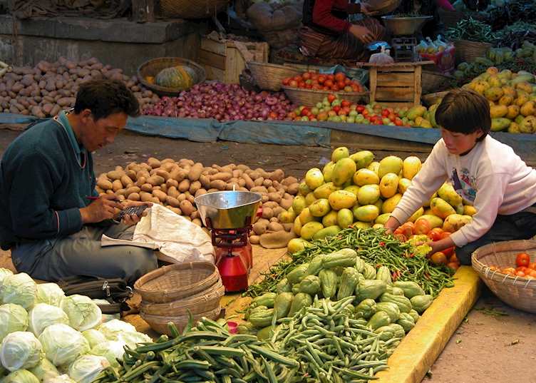 Weekend market, Thimphu