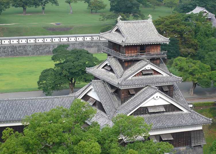 View from Kumamoto Castle