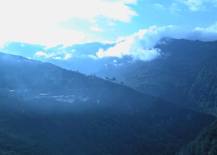 View over Trongsa