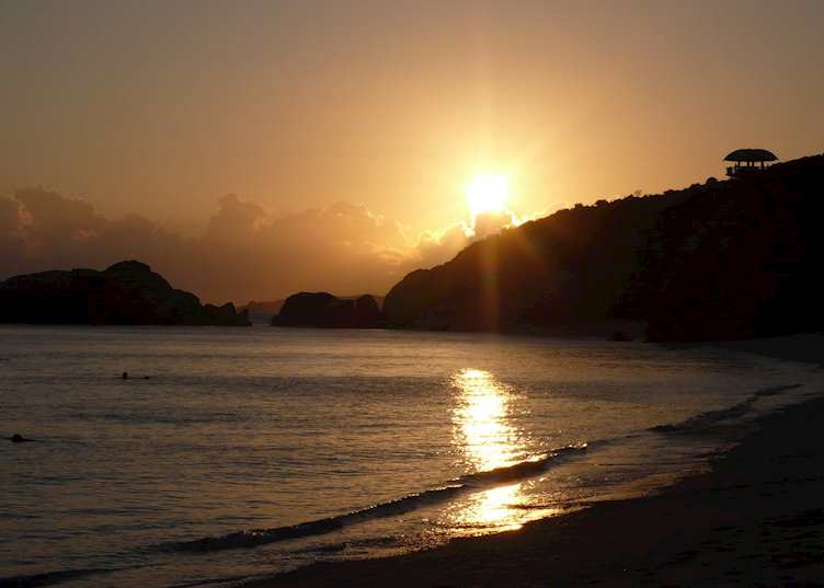 Sunset over Tokashiki Island