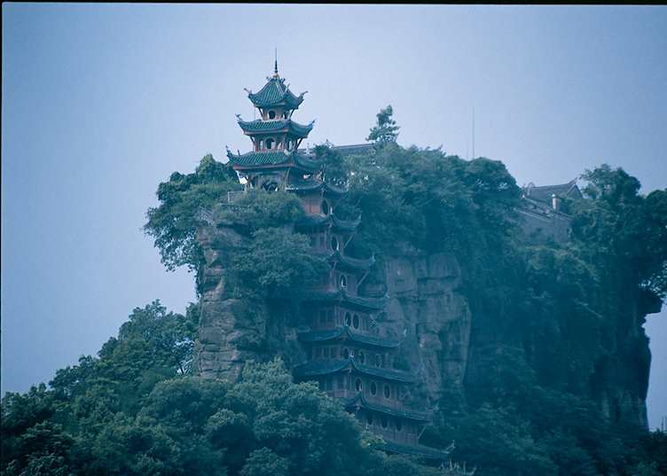 Shibaozhai Pagoda, on the River Yangtze