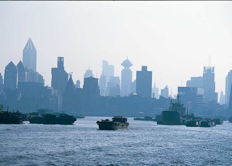 On the Yangtze River at Shanghai