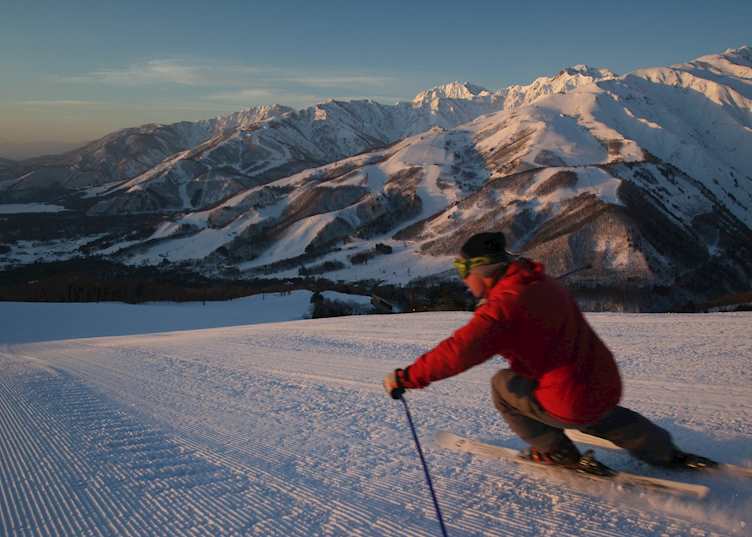 Skiing in Hakuba