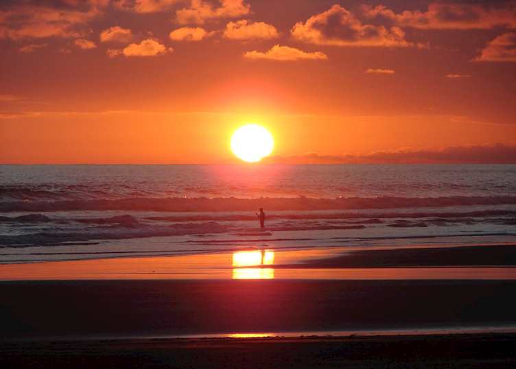 Sunset at Esterillos, Costa Rica
