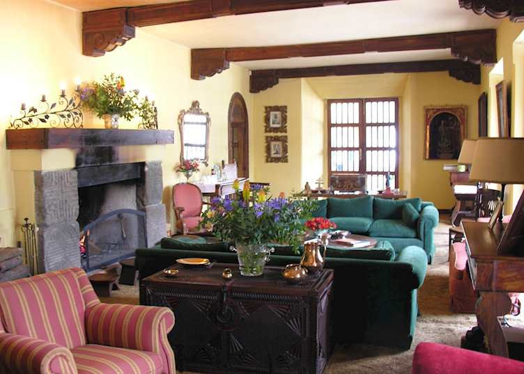 Living room, Hacienda Zuleta